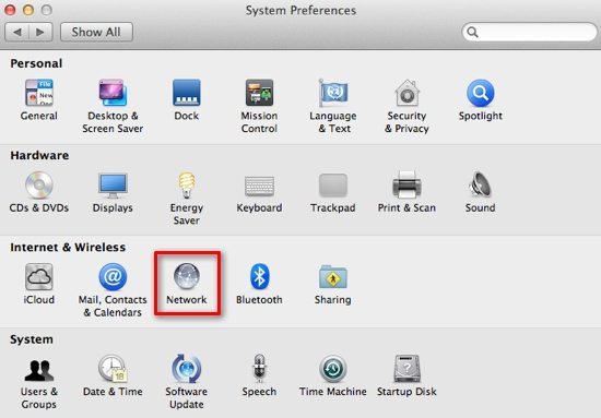 mac os x how can i see my router 2017